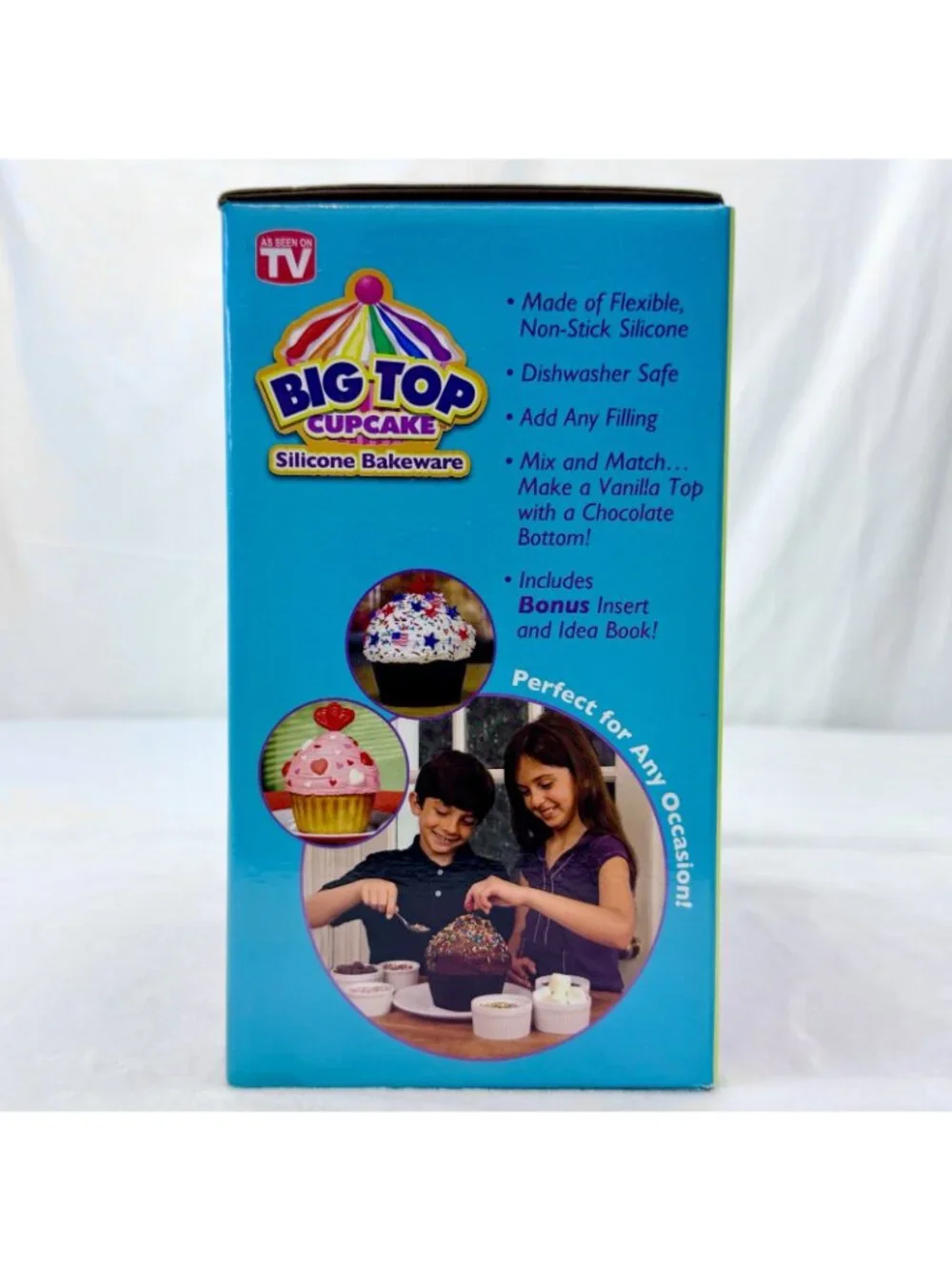 Big Top Cupcake Silicone Bakeware As Seen on TV Giant Cupcake Mold